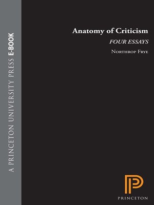 cover image of Anatomy of Criticism